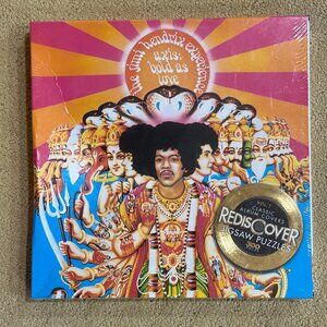 Jimi Hendrix SEALED Jigsaw Puzzle Axis Bold As Love Album Cover Double Sided